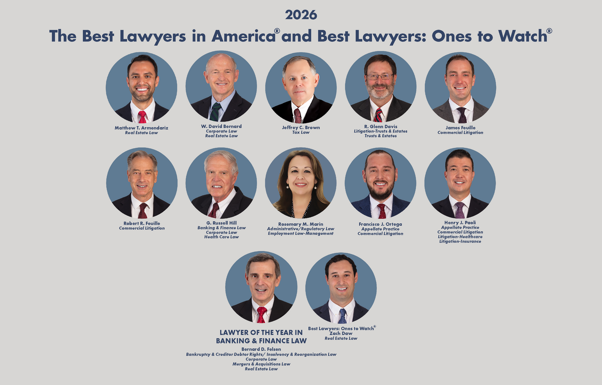 ScottHulse Attorneys Selected for the 2026 The Best Lawyers of America® and 2026 Best Lawyers: Ones to Watch®